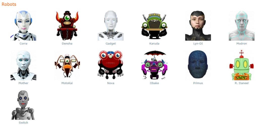 Avatars Robots