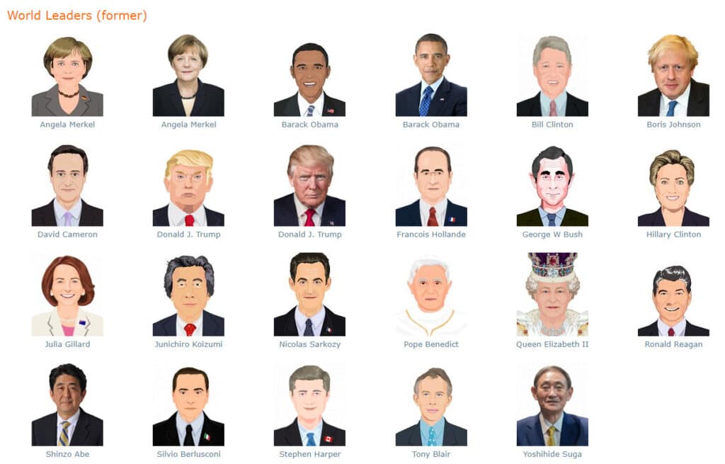 Avatars World Leaders Former